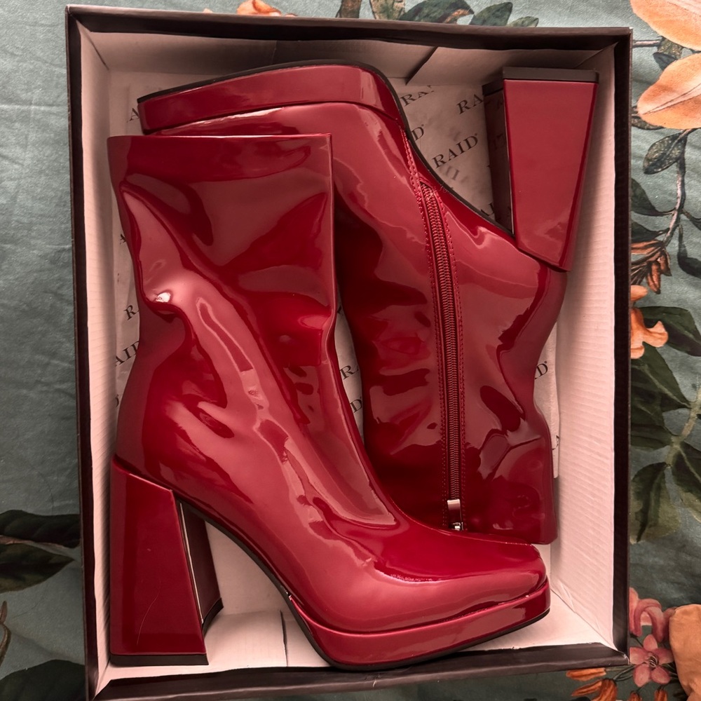 Never been worn besides trying them on when I first purchased them. BRAND NEW.